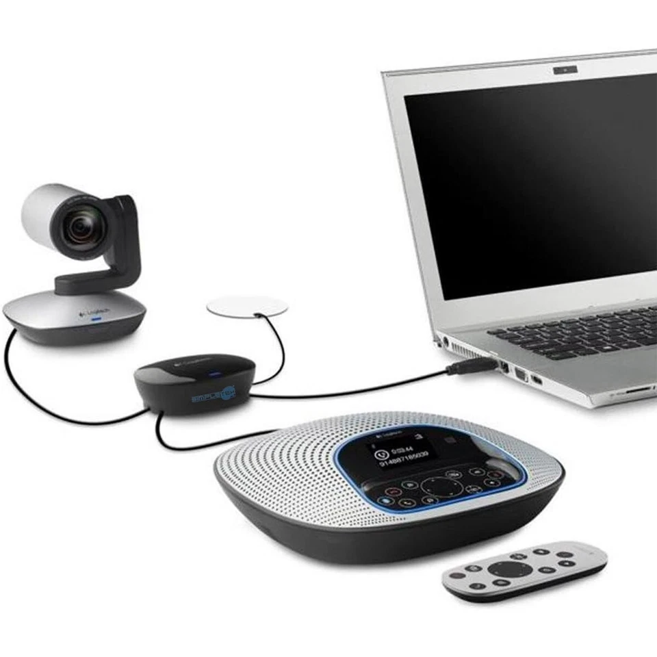 Logitech ConferenceCam CC3000E Full HD USB PTZ Zoom 10x Microfono - Immagine 4 di 4