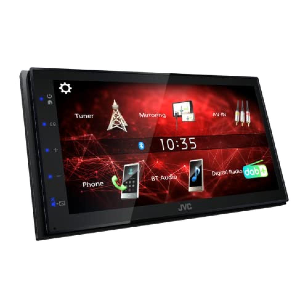 (TG. 2-DIN) JVC Sintomonitor Bluetooth KW-M27DBT, con Touchscreen 6.8", USB Mirr