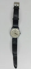 Vintage Silver 17 Rubis Incabloc Unisex Watch Hand Wind Swiss Made Working