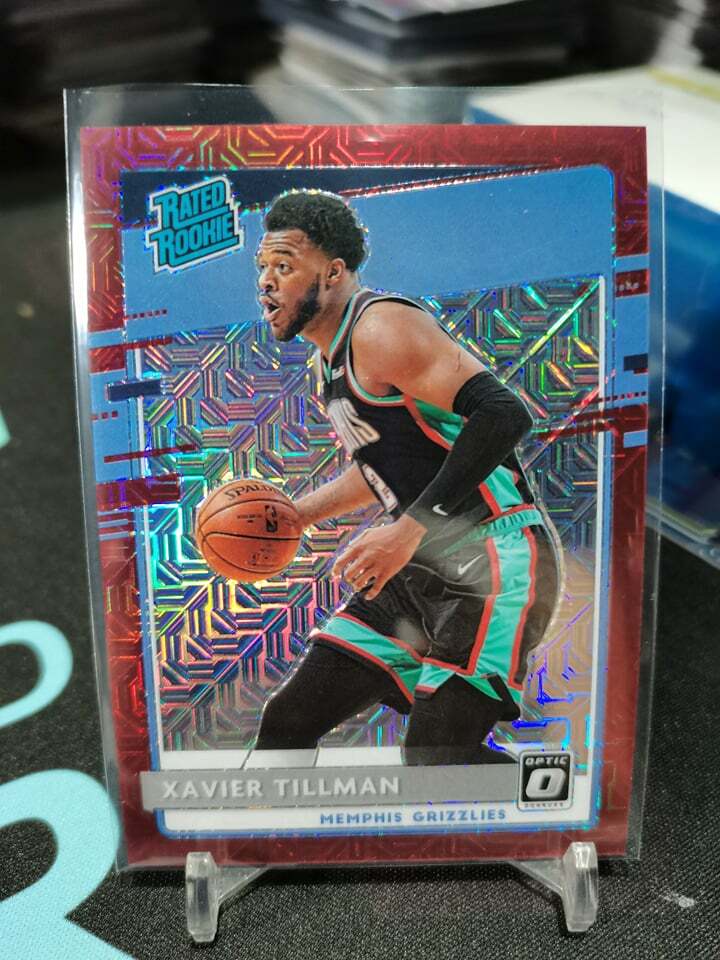 2020-21 Donruss Optic Choice Xavier Tillman Rated Rookie #185 Red 65/88