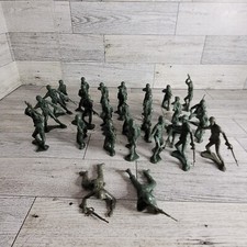 Lot 30 Pcs Plastic Army Men Toy Soliders Green Unbranded Infantry