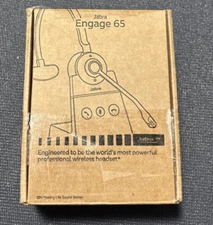 Jabra Engage 65 Wireless Headset - As Shown - UNTESTED