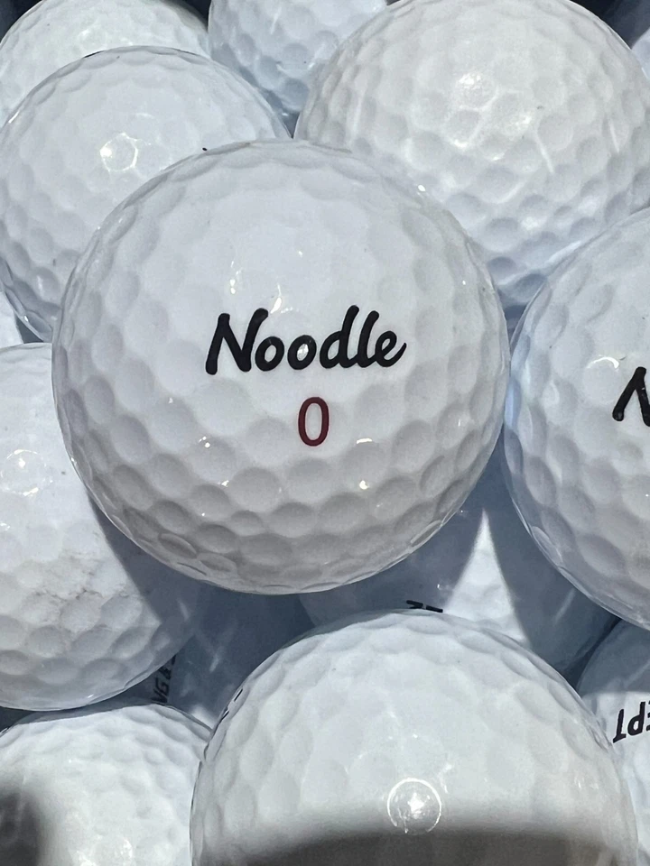 36 Maxfli Noodle 5A Mint White Used Golf Balls AAAAA - Image 2 of 3
