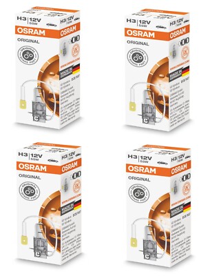 4x OSRAM H3 12V 55W Halogen Original-Line Glühlampe 64151