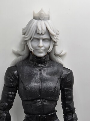 3d Printed MOVIE PINK PRINCESS HEAD  1:10 7'' Select DC MULTIVERSE SCALE