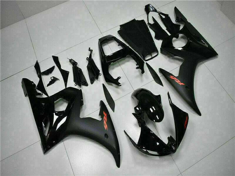 Raven Fairing Matte Black Bodywork for YAMAHA YZF R6 2003-2005 & 2006-2009 R6S - Image 2 of 4