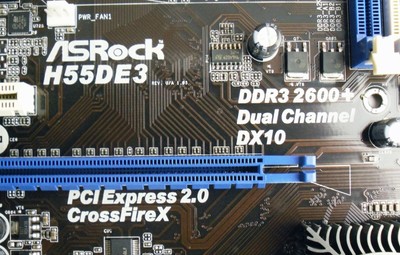 ASRock H55DE3, LGA1156 Socket, Intel Motherboard For Sale Online.