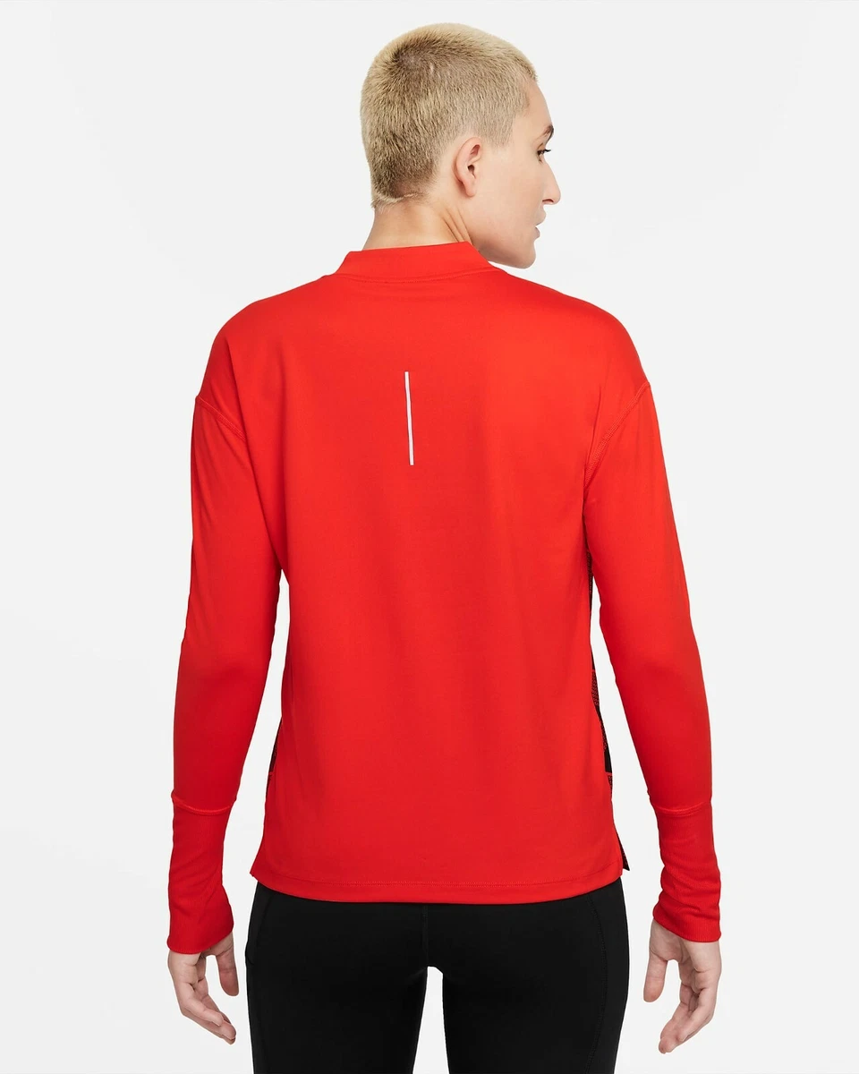 Nike Team Kenya Element Half Zip Running Dri Fit Top Red Size S M CV0391 673 BN