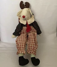 Reindeer Cloth Doll 22” Long