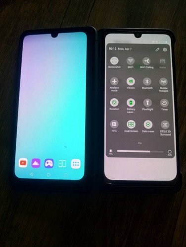 LG G8 ThinQ - 128GB - Black (AT&T)(locked) with Dual Screen