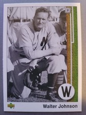 WALTER JOHNSON 2007 UPPER DECK COOPERSTOWN COLLECTION 89UD-WJ SENATORS HOF