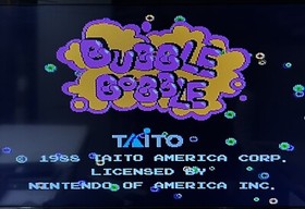 Bubble Bobble - NES Nintendo Cartridge Original Authentic Retro Game TESTED