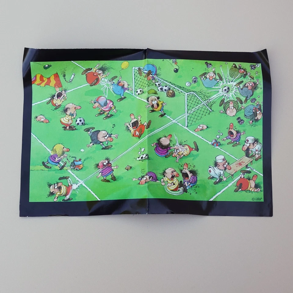 Rompecabezas vintage Loup Heye - Copa del Mundo 1974 hecho en Alemania 500 piezas dibujos animados Foto 2 de 4