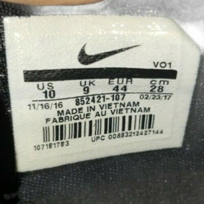 Nike Zoom Live Athletic Shoes 852421-107 White/Black  display picture 2