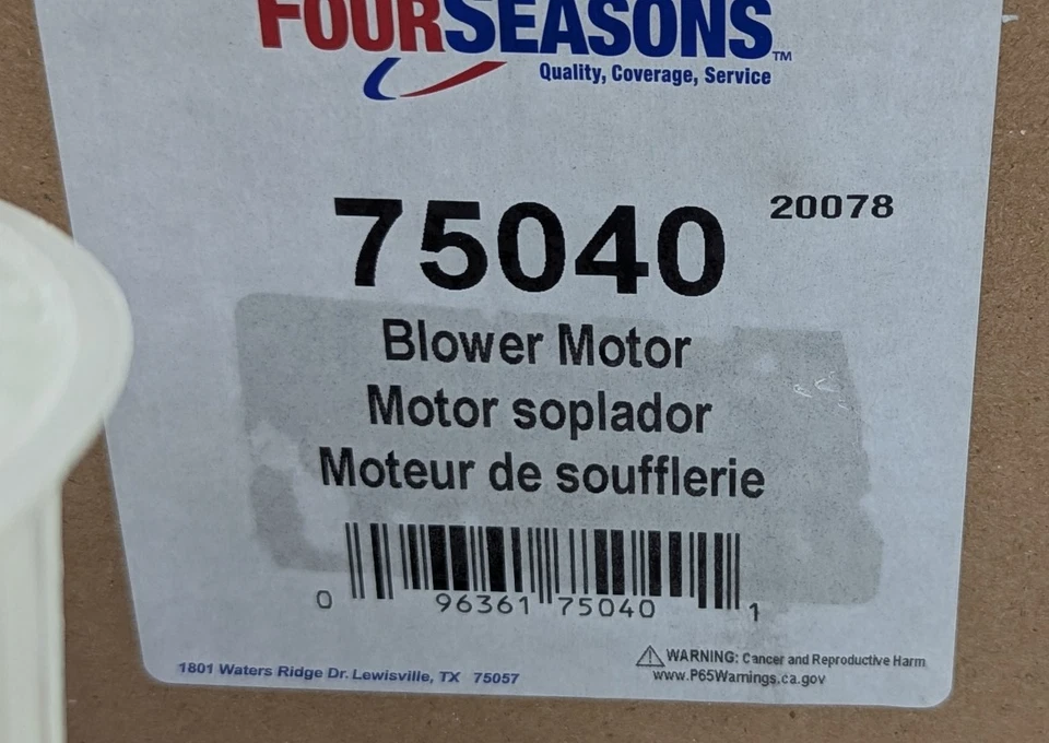 75040 Blower Motor for Freightliner 108SD 114SD 2012-2022 Cascadia M2 112 106 - Image 2 of 4