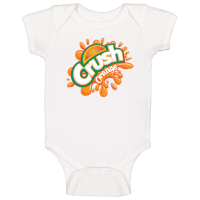 Orange Crush Best Soda Of All Time Soft Drink Lovers Baby One Piece