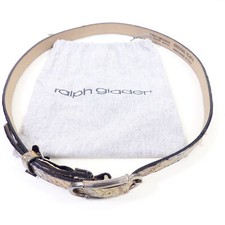 Ralph Gladen G tel Talipia leather scales belt size 85