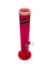 INHALE®️2X12" STRAIGHT ACRYLIC HOOKAH WATER PIPE PULL STEM & POKER MADE IN USA