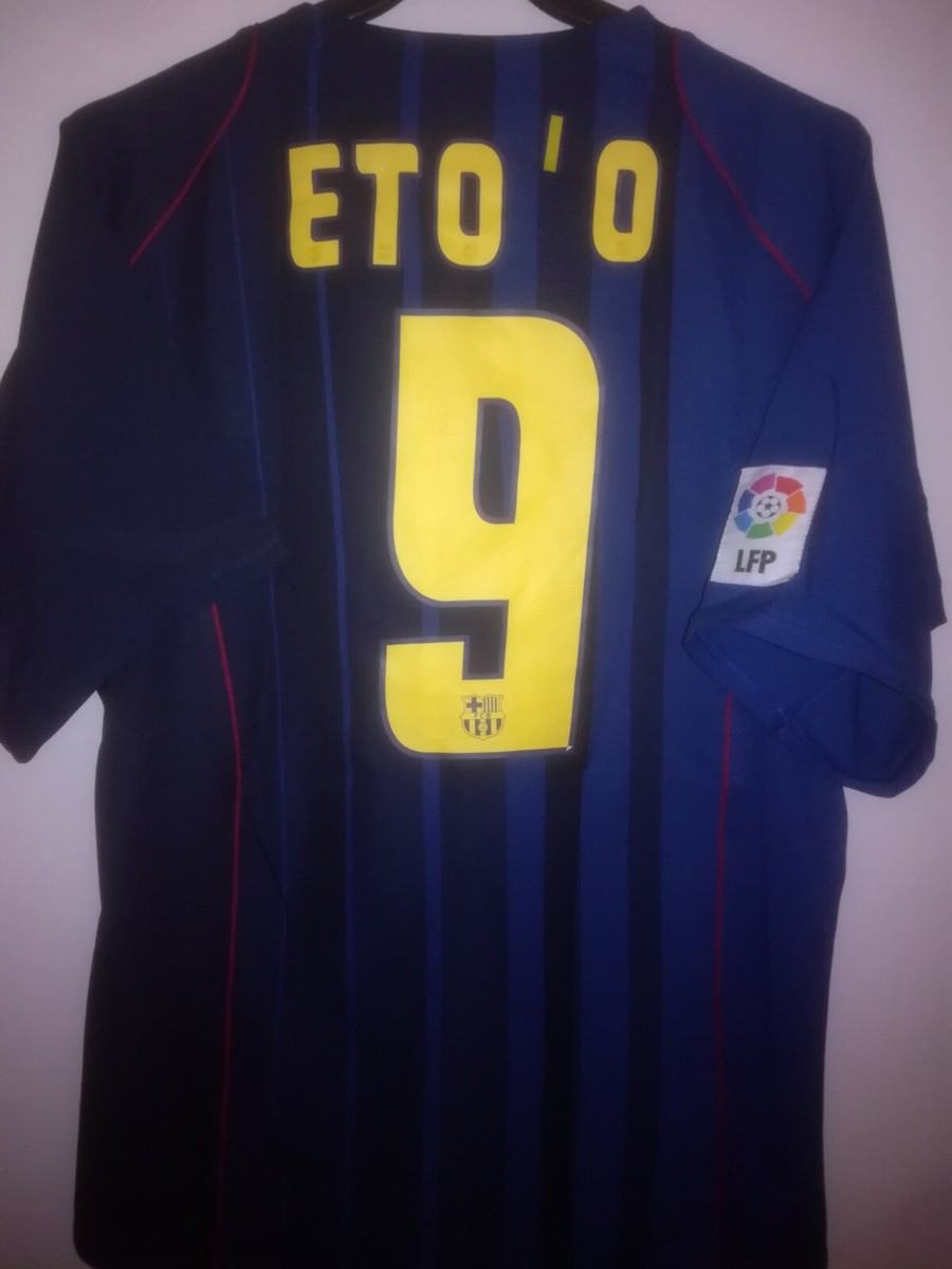 FC BARCELONA 2004-2005 Eto´o 9 camiseta shirt trikot maillot