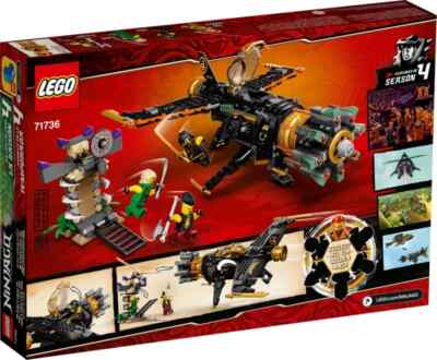Lego Boulder Blaster 71736 NINJAGO Minifigure Building Set