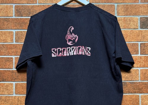 SCORPIONS BAND HARD ROCK HEAVY METAL THE FINAL STING TOUR BLACK 2000S SIZE L - Picture 5 of 10