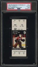 11/14/85 Philadelphia Flyers Lindbergh Memorial Game Hockey Ticket Stub Gretzky