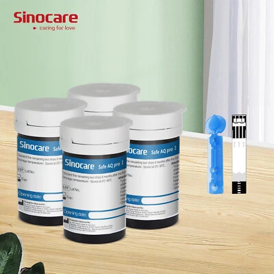 Tiras reactivas de glucosa en sangre sólo para Sinocare Safe AQ PRO I*100