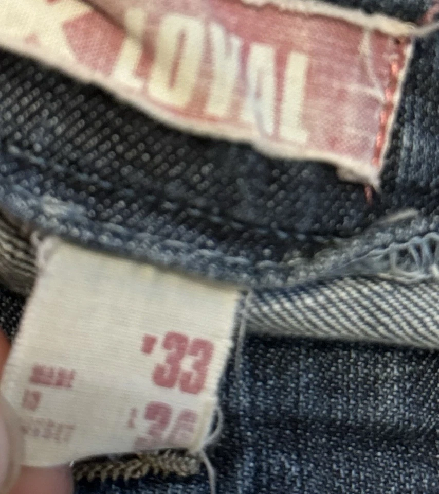 Pantalones de mezclilla Loyal para mujer 32x32 H&M corte boot acampanado campana parte inferior de colección azules EE. UU. Foto 4 de 4