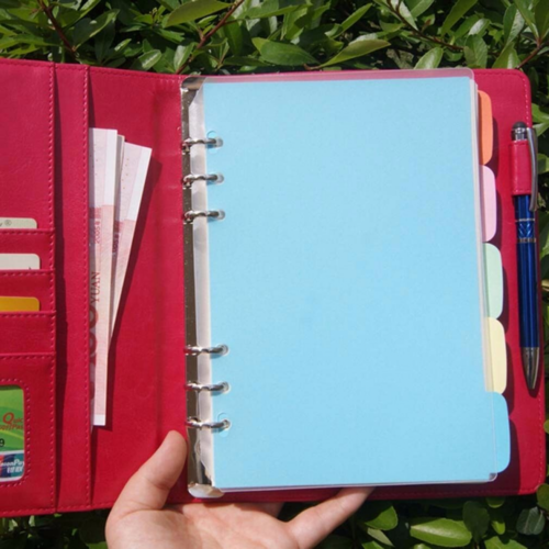 Divider Insert Refill 5 Pcs A5/A6/A7 Index Multi-Coloured Tabs Notebook Planner - Picture 4 of 7