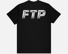 FTP Chrome Logo Tee Black Size Large