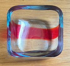 SIGNED Murano Cenedese Glass Bowl