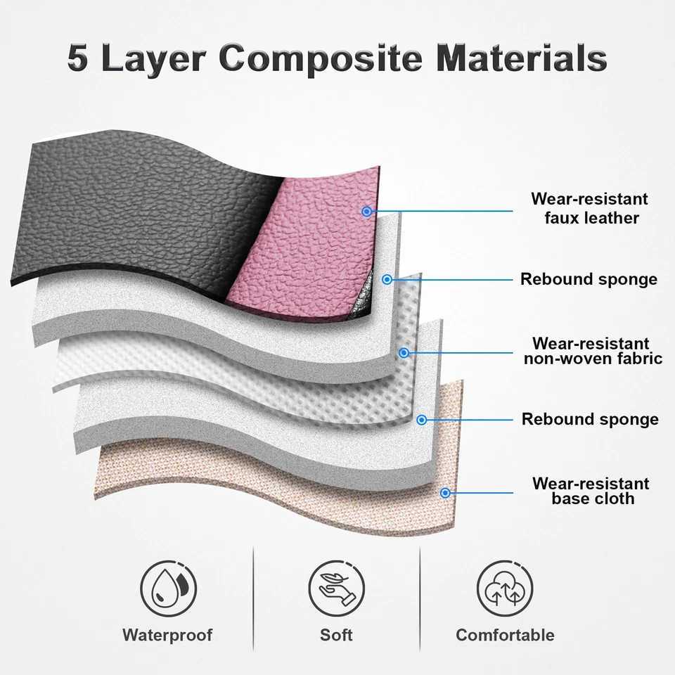 Protector de asiento delantero y trasero de cuero PU para Chevrolet Trax Malibu Foto 3 de 4