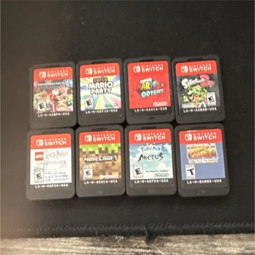 New ListingNintendo Switch Game Lot Mario Kart 8 Deluxe, Super Mario Party, Odyssey