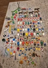 Huge Lot Vintage PLAYMOBIL Geobra 90+ Figures & Accessories Animals Horse Monkey