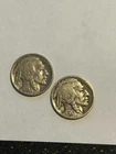 2 Buffalo Nickels - 1936 s & 1936 - F to VF - Ships for free
