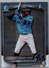 2025 Bowman #BCP-19 Fabian Lopez Chrome Prospects