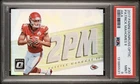 2017 Panini Donruss Optic PATRICK MAHOMES II ROOKIE “AKA” 2PM PSA 9 Mint