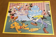 Walt Disney Mickey Mouse Club Birthday Inlaid Jigsaw Puzzle by Jaymar