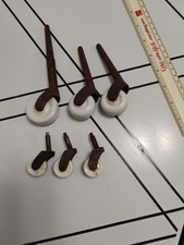 Roulettes/roues de meubles anciens en porcelaine (6)