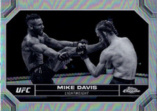 2024 Topps Chrome UFC Mike Davis Negative Refractor #139 Short Print