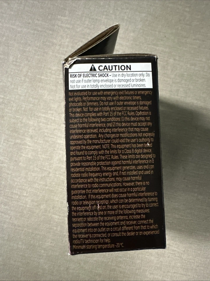 GE LED Vintage Style Warm Candle Light Dimmable 60w Amber 400 Lumens 2 Bulbs - Image 4 of 4