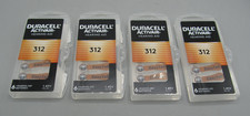 New Duracell Activair Hearing Aid Batteries: Size 312 24 Batteries -Exp 05 2029
