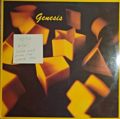 Genesis Self Titled Vinyl Record VG/VG 814287 1983