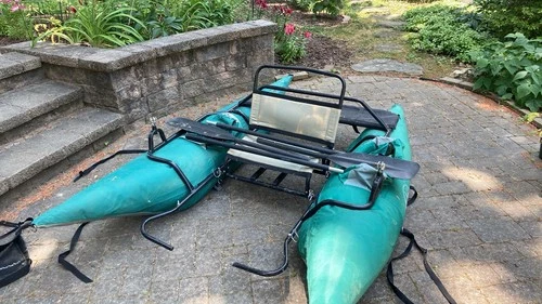 Outdoor Craft Inflatable Pontoon Boat