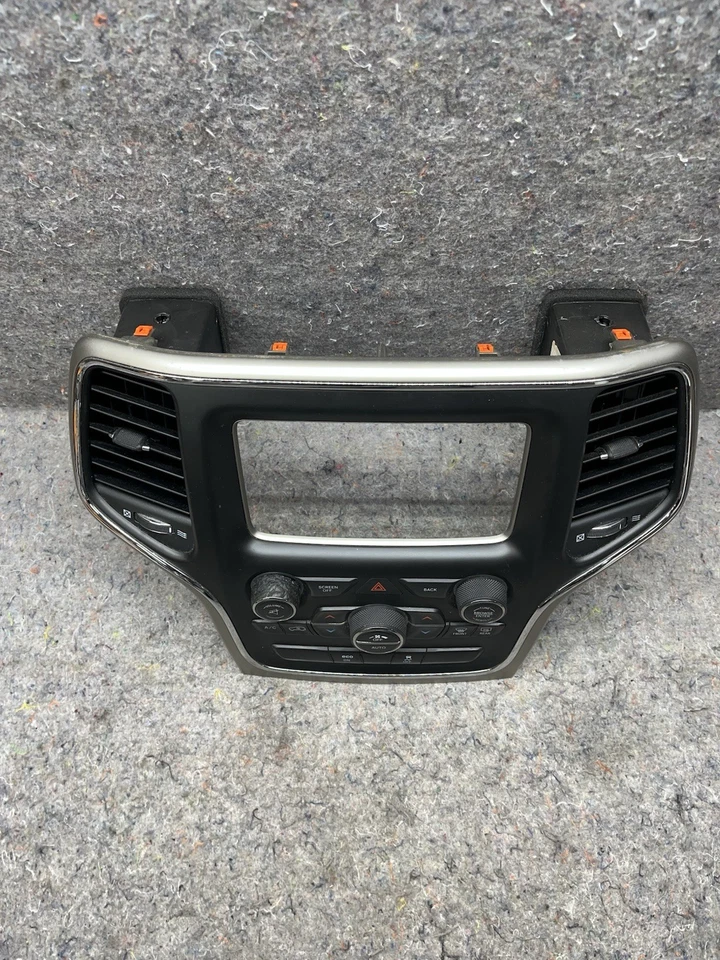 2014 2015 Jeep Grand Cherokee Radio Module Bezel Surround Mopar 56054379AF OEM - Image 4 of 4