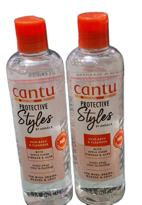 2x Cantu Protective Styles Hair Bath & Cleanser 296ml 