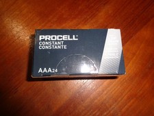 DURACELL PROCELL CONSTANT AAA ALKALINE BATTERY 24 PACK BATTERIES 03/2034