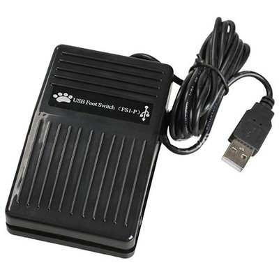 USB Single Foot Switch Pedal Control Pre-Program Key Mouse For Keyboard PC