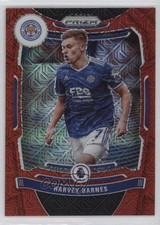 2021-22 Panini Prizm Premier League Red Mojo 144/159 Harvey Barnes #24 14tf