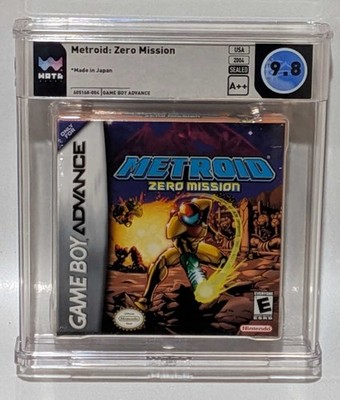 Metroid Zero Mission Nintendo Game Boy Advance Sealed New WATA 9.8 A++ NOT PSA